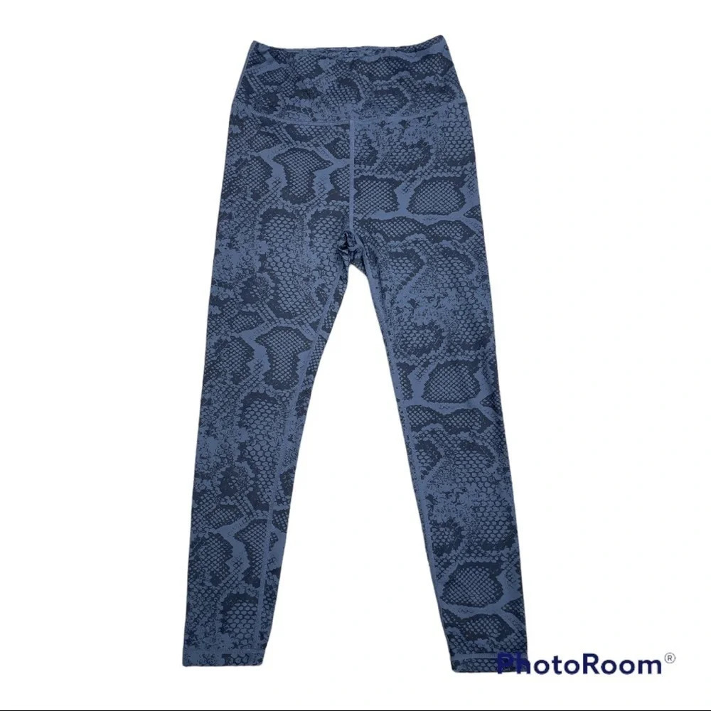 All Fenix Charcoal Python Print Leggings High Ris… - image 2